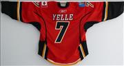 #7 Stephane Yelle 07/08 Calgary Flames red